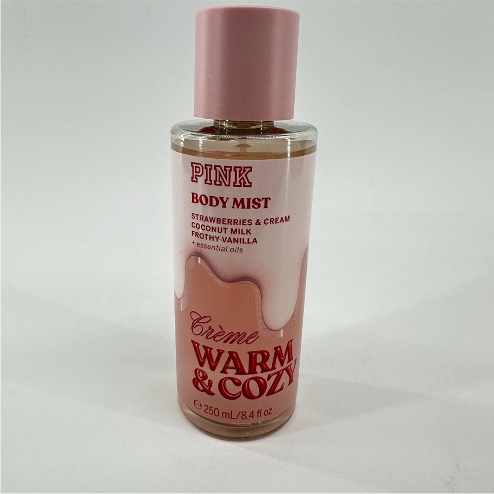 PINK Victoria's Secret Warm & Cozy Body Mist - Pink & Cream